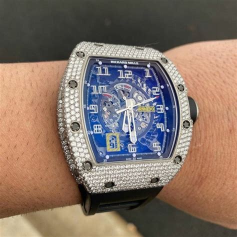 richard mille iced out